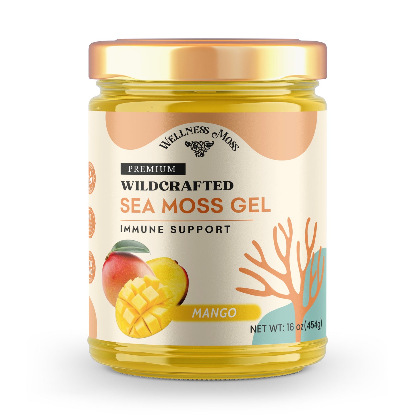 Premium Mango Sea Moss Gel