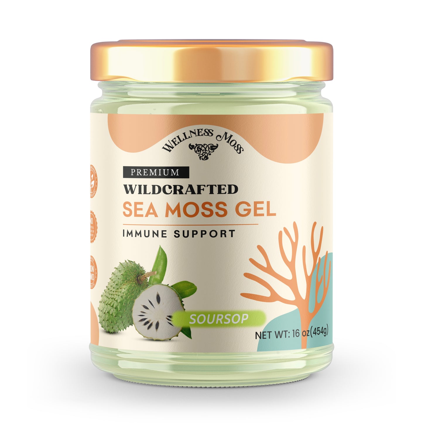 Premium Soursop Sea Moss Gel