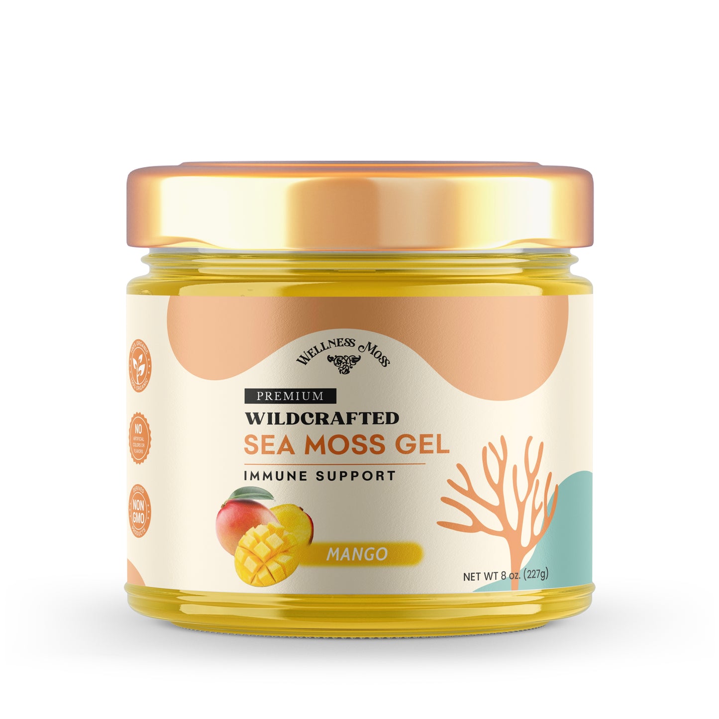 Premium Mango Sea Moss Gel